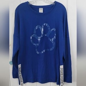 VS Pink With 5th Ocean Clothing Dog Paw Tunic Sweatshirt